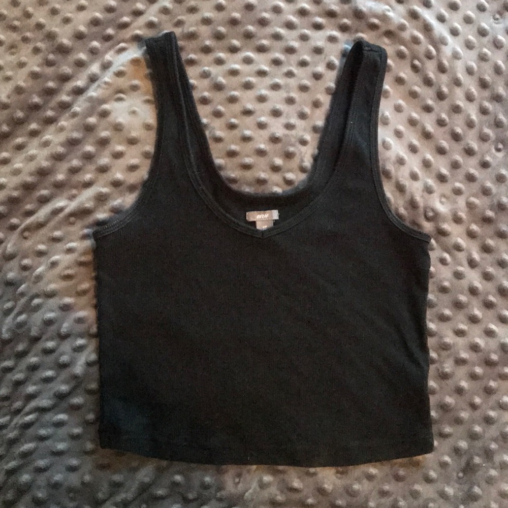 Black tank top